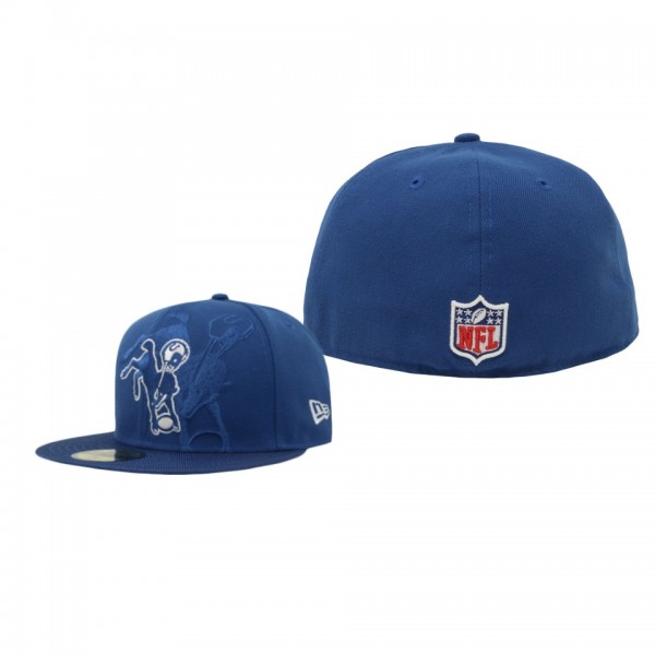 Indianapolis Colts Blue 1961 Throwback 59FIFTY Fit...
