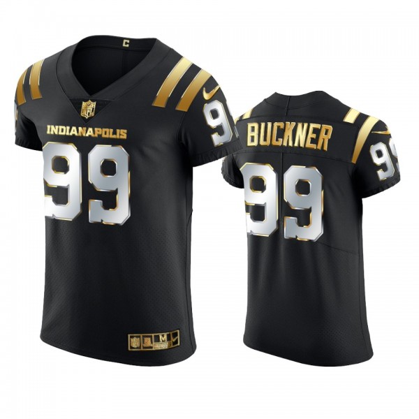 Indianapolis Colts DeForest Buckner Black Golden E...