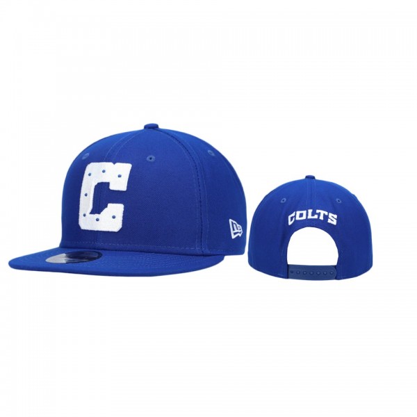 Indianapolis Colts Royal Secondary Logo 9FIFTY Snapback Hat