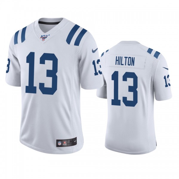Indianapolis Colts T.Y. Hilton White 100th Season Vapor Limited Jersey