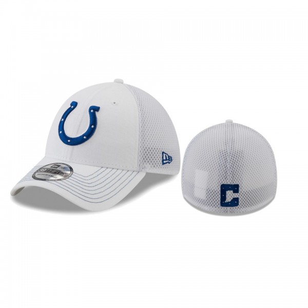 Indianapolis Colts White Team Neo 39THIRTY Flex Hat