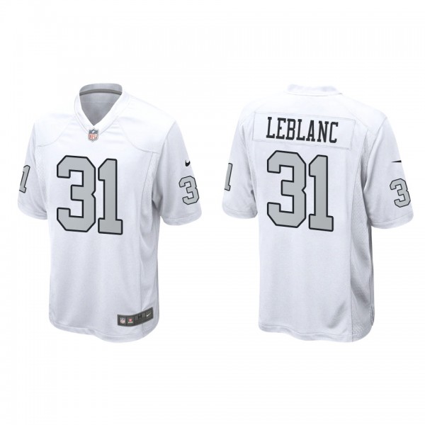 Men's Las Vegas Raiders Cre'Von LeBlanc White Alte...