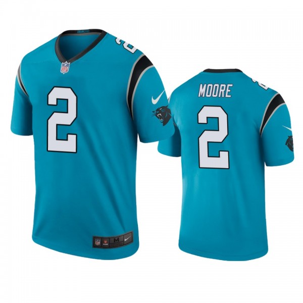 Carolina Panthers D.J. Moore Blue Color Rush Legen...