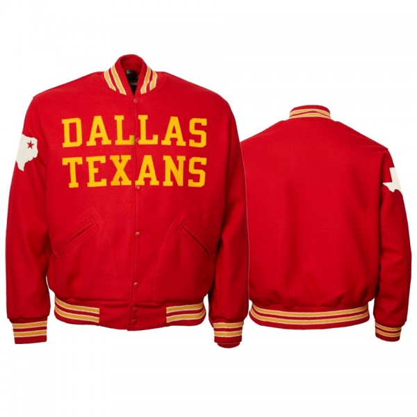 Dallas Texans Red 1960 Authentic Vintage Jacket