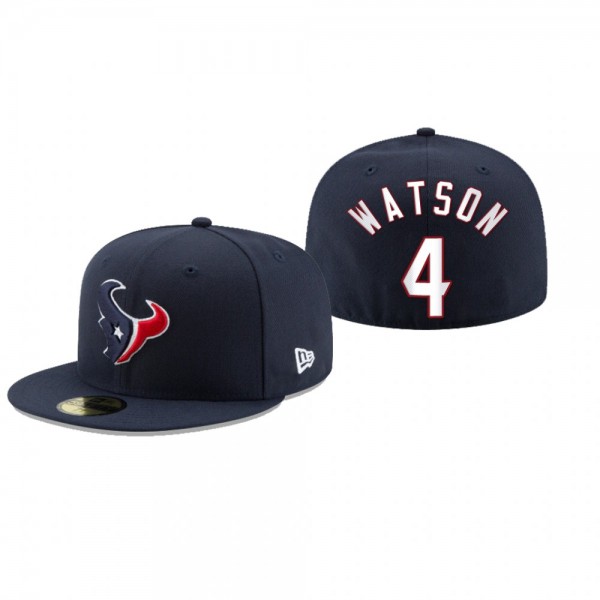 Houston Texans Deshaun Watson Navy Omaha 59FIFTY F...