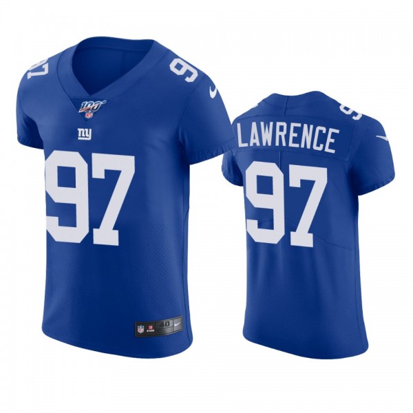 New York Giants Dexter Lawrence Royal 100th Season...