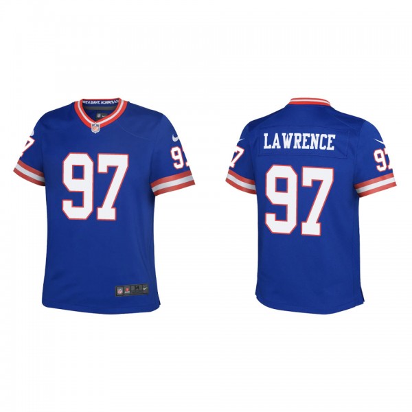 Dexter Lawrence Youth Giants Royal Classic Game Je...
