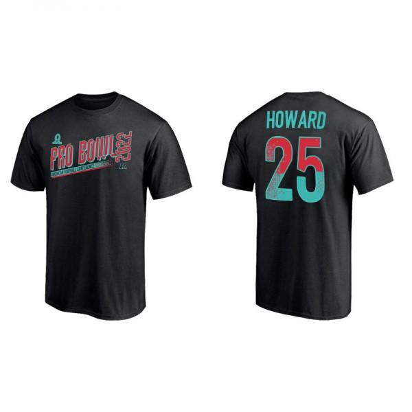 Men's Miami Dolphins Xavien Howard Black 2022 AFC ...