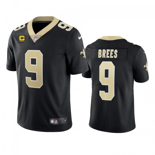 New Orleans Saints Drew Brees Black Captain Vapor ...