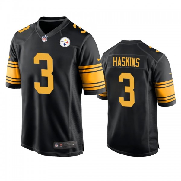 Pittsburgh Steelers Dwayne Haskins Black Alternate Game Jersey