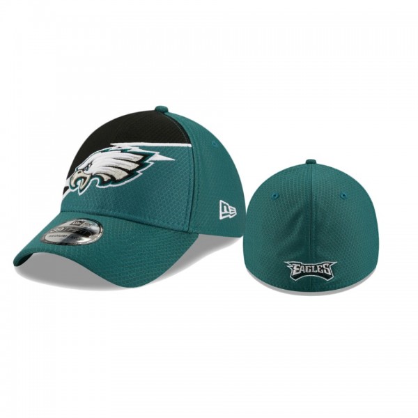 Philadelphia Eagles Green Black Bolt 39THIRTY Flex Hat