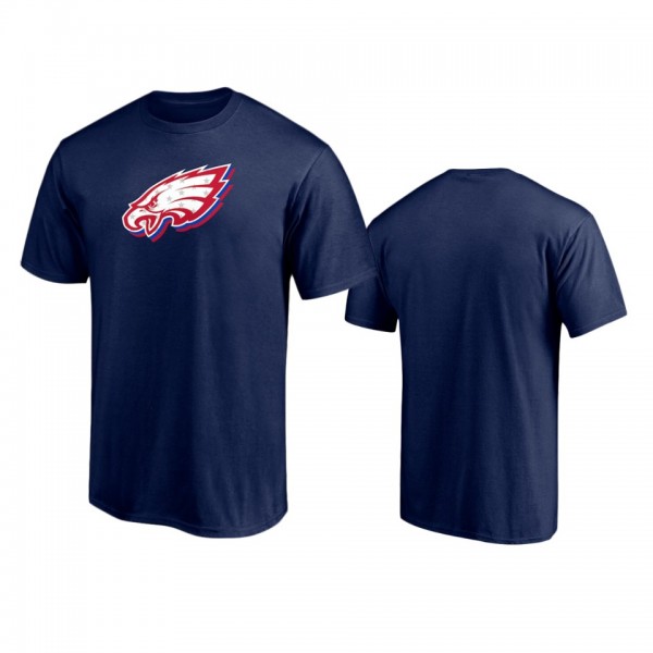 Philadelphia Eagles Navy Red White Team T-Shirt