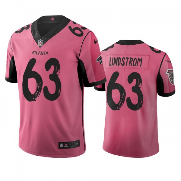 Atlanta Falcons Chris Lindstrom Pink City Edition ...