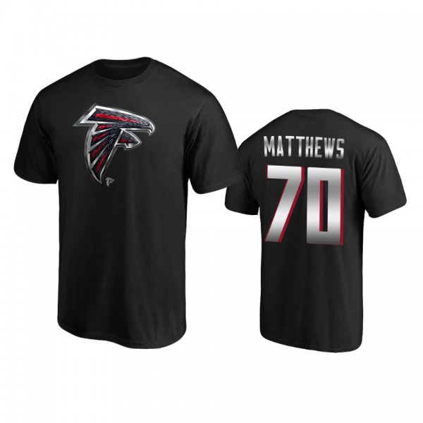 Atlanta Falcons Jake Matthews Black Midnight Masco...