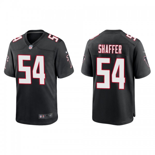 Men's Atlanta Falcons Justin Shaffer Black Throwba...