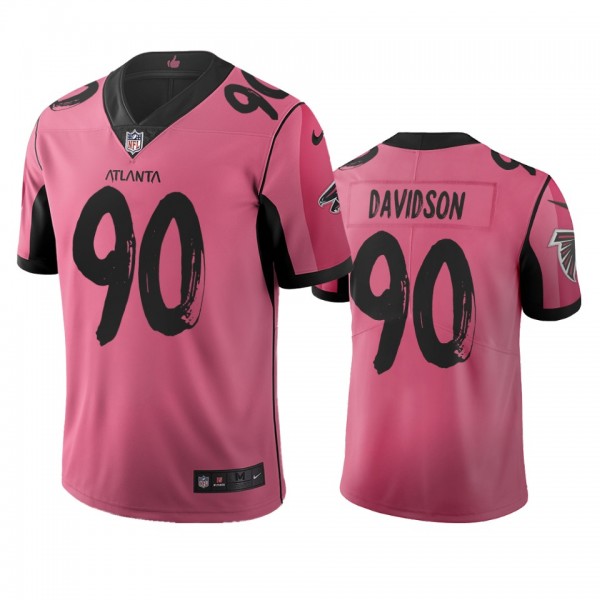 Atlanta Falcons Marlon Davidson Pink City Edition ...