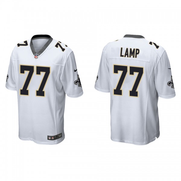 Men's New Orleans Saints Forrest Lamp White Game Jersey