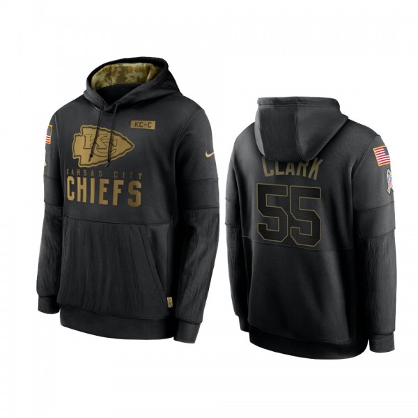 Kansas City Chiefs Frank Clark Black 2020 Salute T...