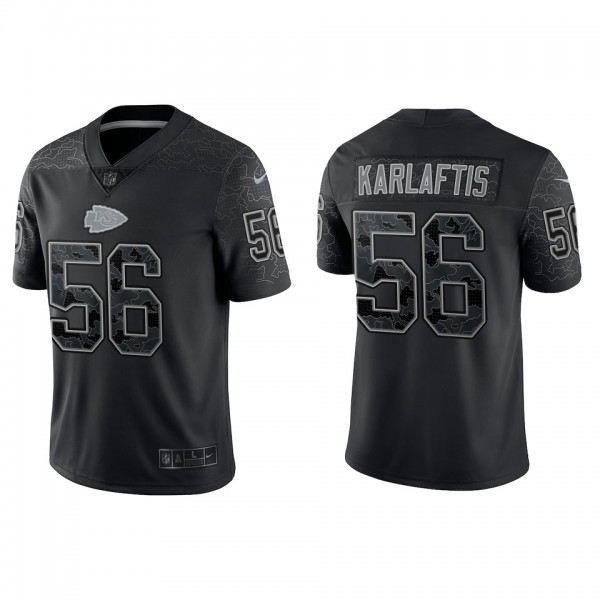 George Karlaftis Kansas City Chiefs Black Reflecti...