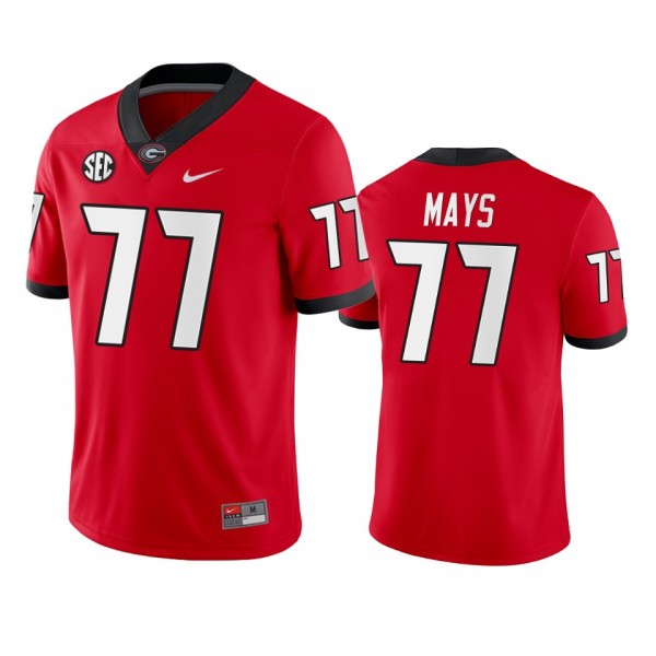 Georgia Bulldogs Cade Mays Red Home Game Jersey