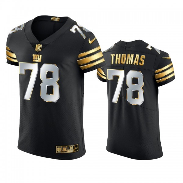 New York Giants Andrew Thomas Black 2020-21 Golden...