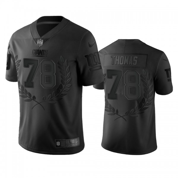 New York Giants Andrew Thomas Black Limited Jersey...