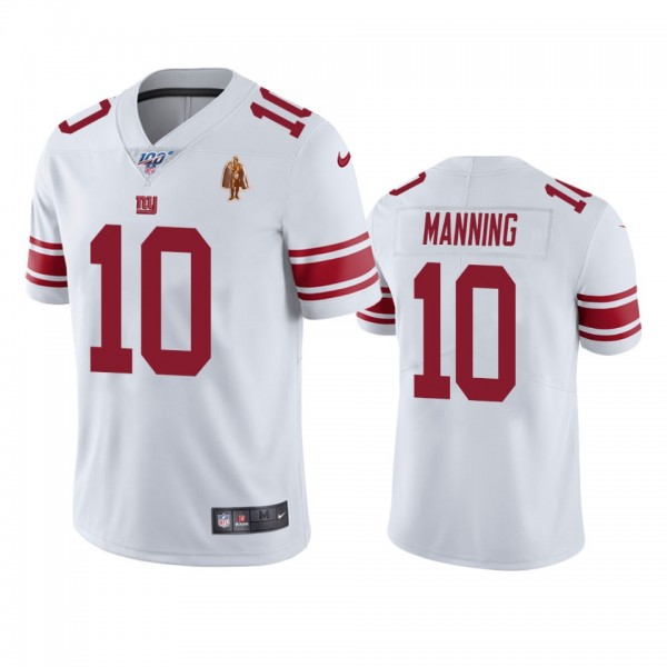 New York Giants Eli Manning White Walter Payton Ma...