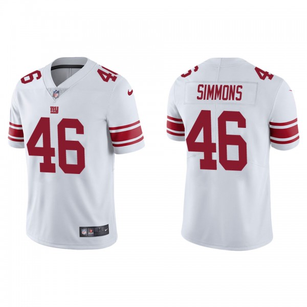 Men's New York Giants Isaiah Simmons White Vapor L...