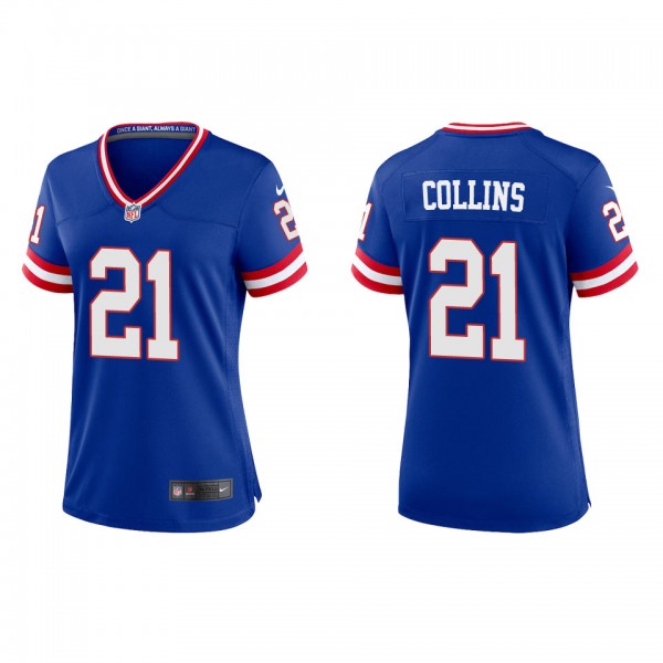 Women's New York Giants Landon Collins Royal Class...