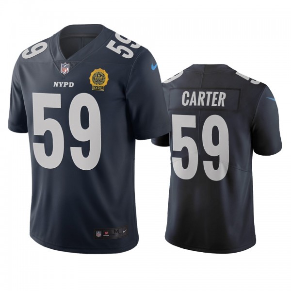 New York Giants Lorenzo Carter Navy City Edition V...