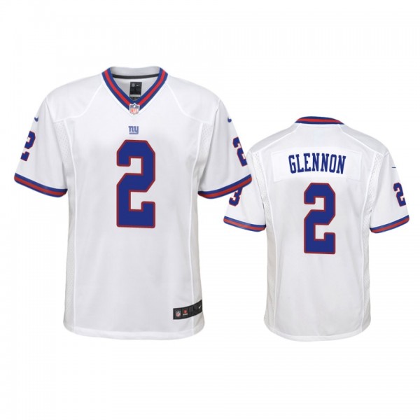 New York Giants Mike Glennon White Color Rush Game...