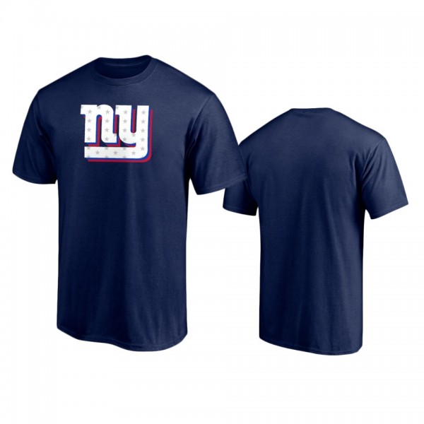 New York Giants Navy Red White and Team T-Shirt