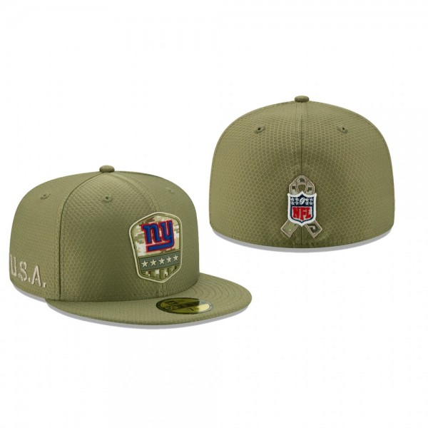 New York Giants Olive 2019 Salute to Service Sidel...