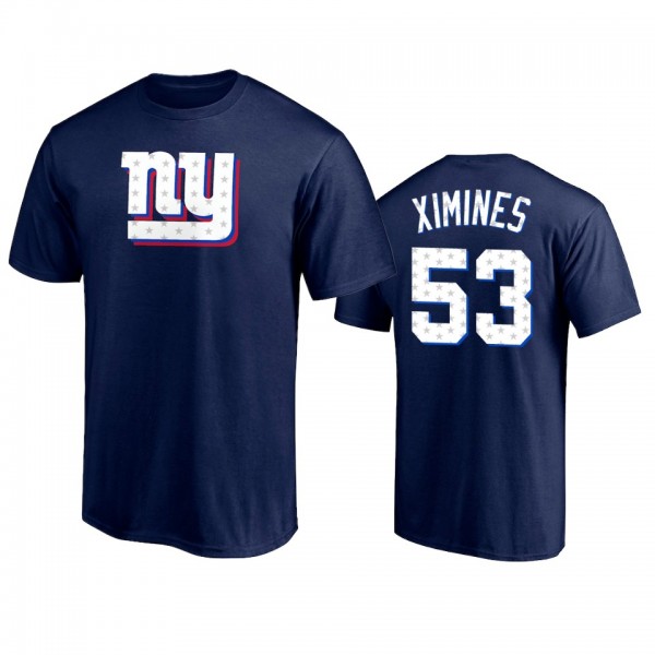 New York Giants Oshane Ximines Navy 2021 Independe...