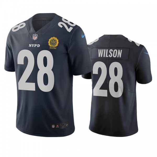 New York Giants Quincy Wilson Navy City Edition Vapor Limited Jersey