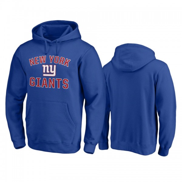 New York Giants Royal Victory Arch Pullover Hoodie