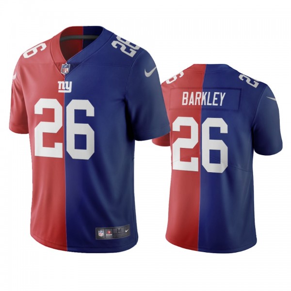 New York Giants Saquon Barkley Red Royal Two Tone ...