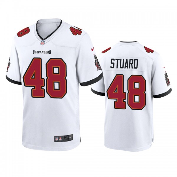 Tampa Bay Buccaneers Grant Stuard White Game Jersey