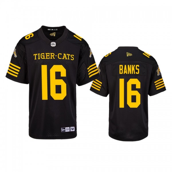 Hamilton Tiger-Cats Brandon Banks New Era Black Ho...