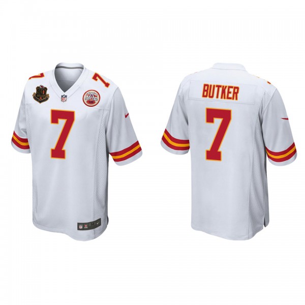 Men's Kansas City Chiefs Harrison Butker White 50t...