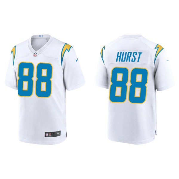 Men's Los Angeles Chargers Hayden Hurst White Game...