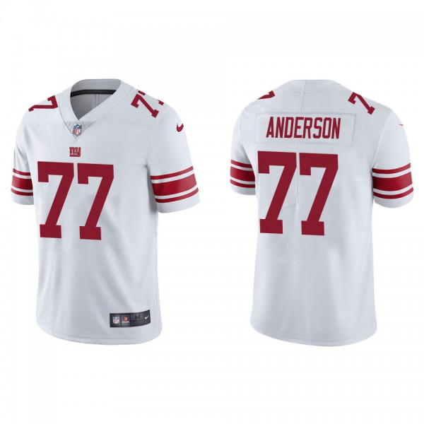 Men's New York Giants Jack Anderson White Vapor Li...