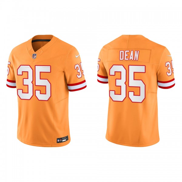 Jamel Dean Tampa Bay Buccaneers Orange Throwback V...