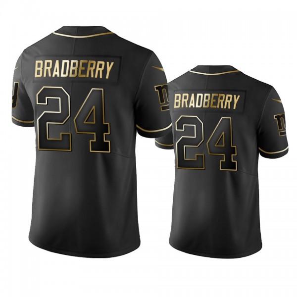 James Bradberry Giants Black Golden Edition Vapor Limited Jersey