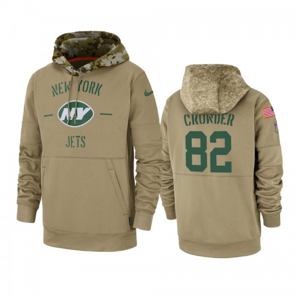 New York Jets Jamison Crowder Tan 2019 Salute to S...