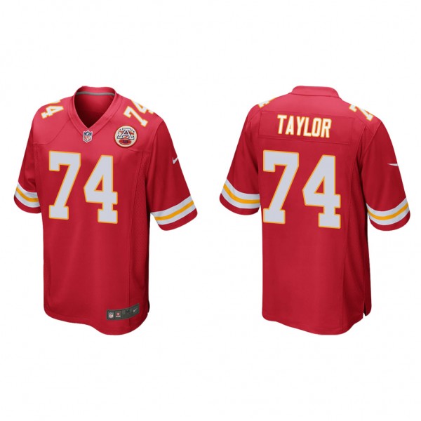 Men's Jawaan Taylor Kansas City Chiefs Red Game Je...