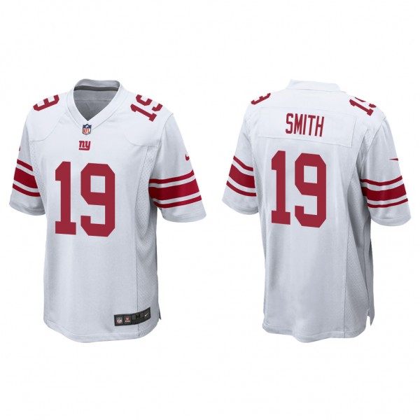 Men's Jeff Smith New York Giants White Game Jersey