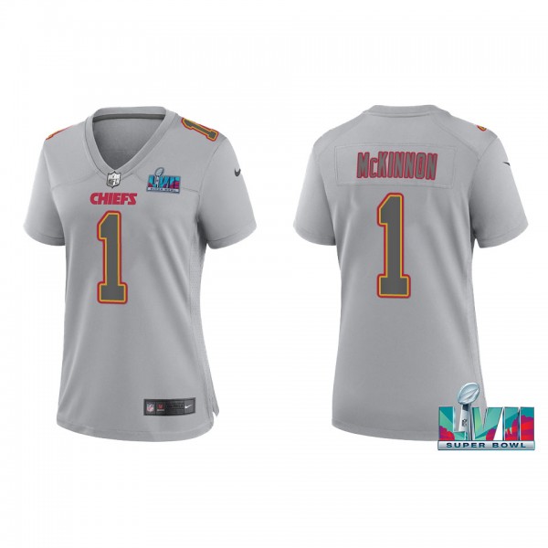 Jerick McKinnon Women's Kansas City Chiefs Gray Su...