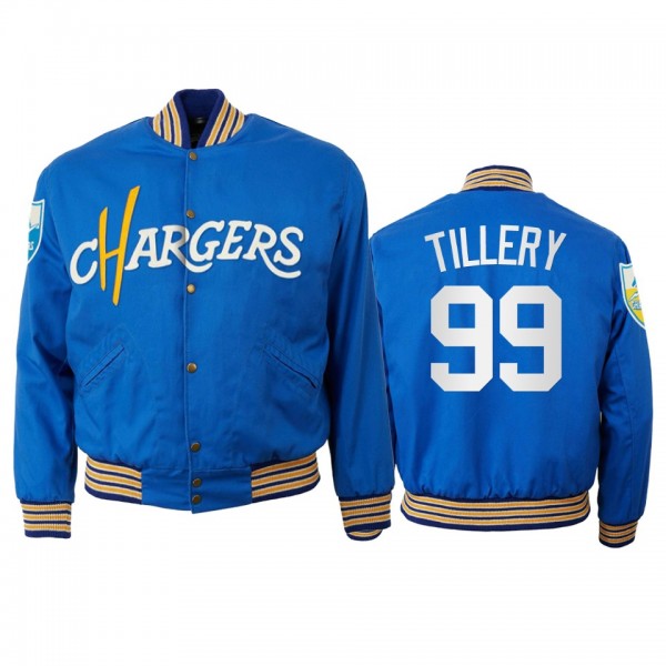 Los Angeles Chargers Jerry Tillery Royal 1960 Auth...