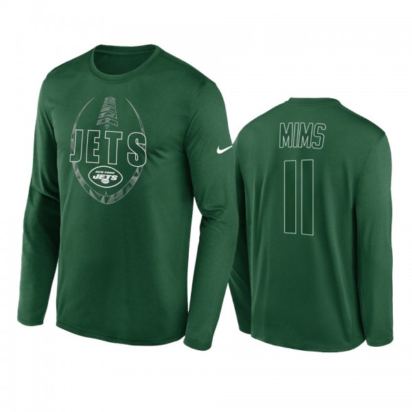 New York Jets Denzel Mims Green Icon Legend Perfor...